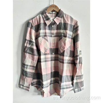 Camisa a cuadros para damas